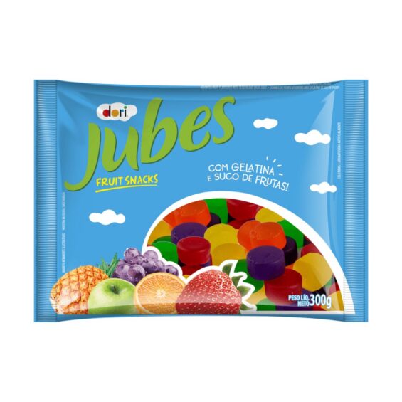 Goma Jubes Fruit Snacks Dori G Distribuidora Aarotta